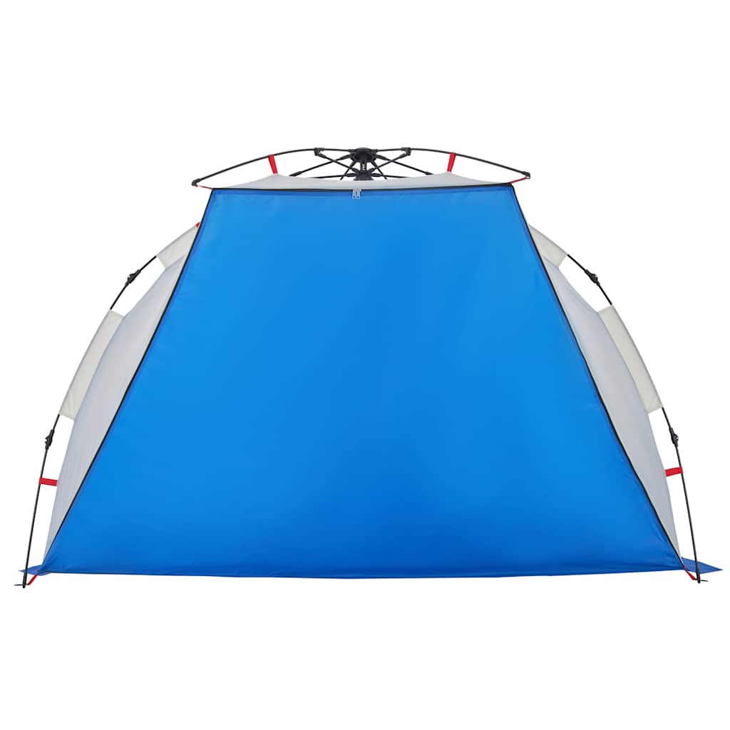 Tenda da Spiaggia 2Persone Azzurro Rilascio Rapido Impermeabile