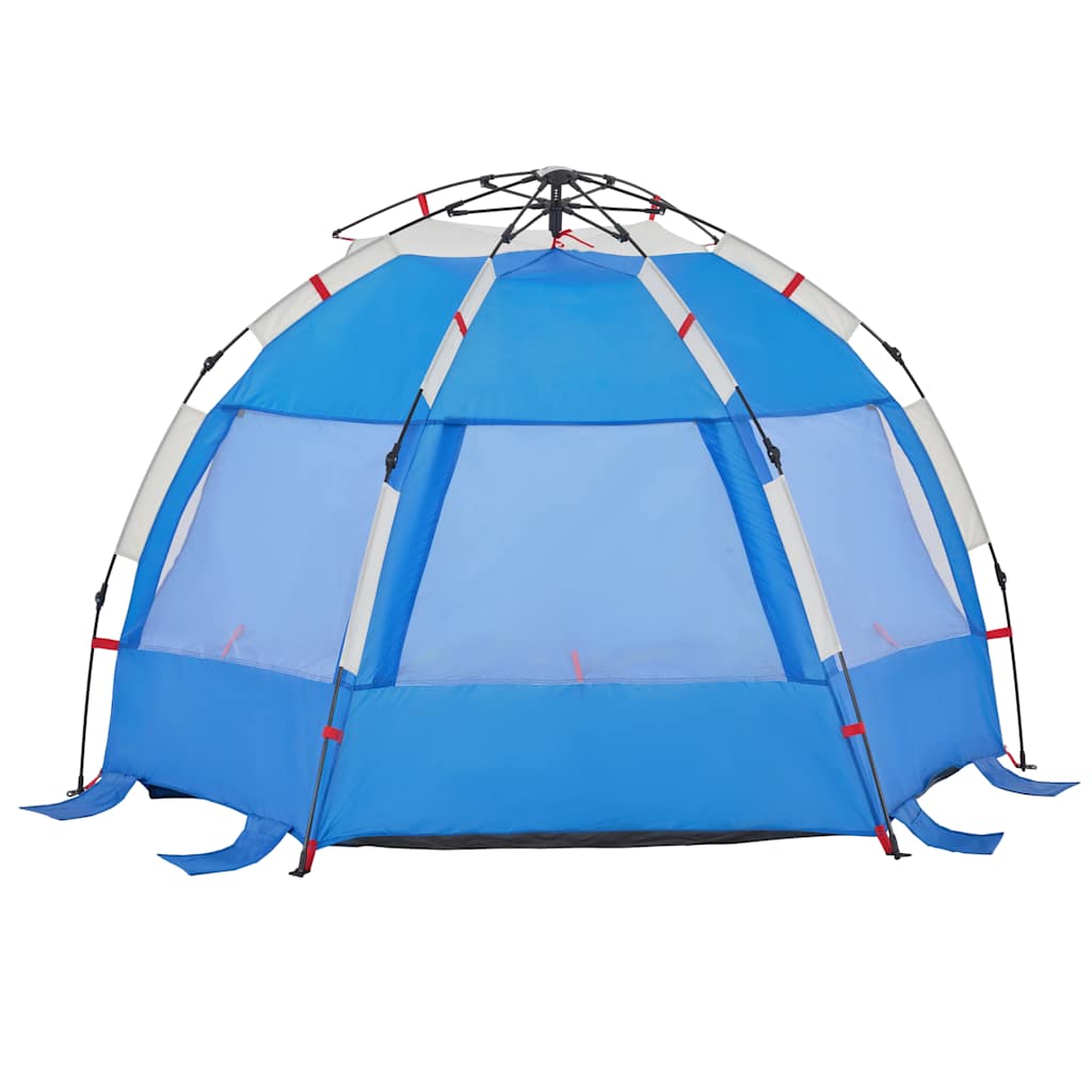 Tenda da Spiaggia 2Persone Azzurro Rilascio Rapido Impermeabile