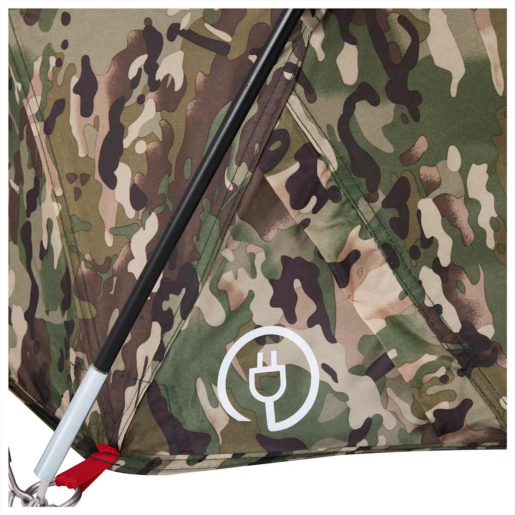 Tenda da Pesca per 2 Persone Mimetica Impermeabile