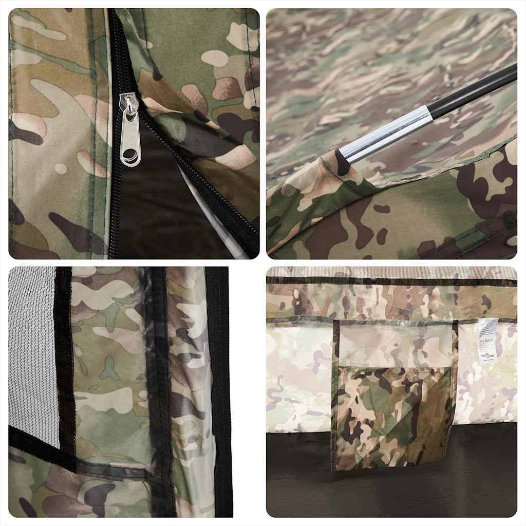 Tenda da Pesca per 2 Persone Mimetica Impermeabile