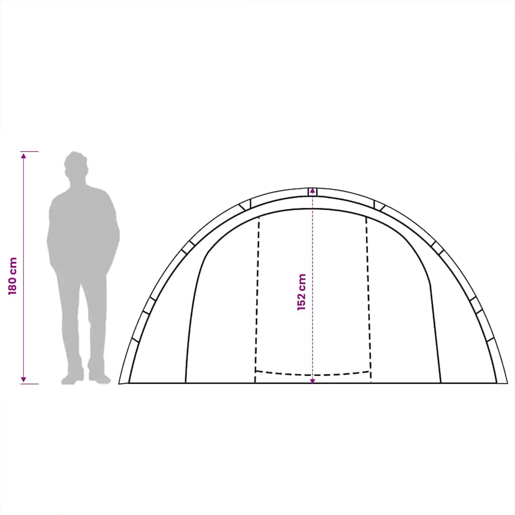 Tenda da Pesca per 2 Persone Mimetica Impermeabile