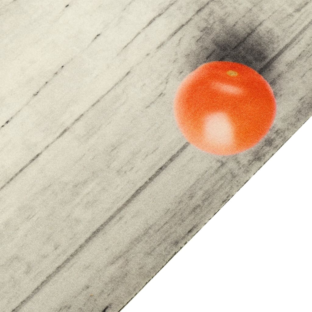 Tappeto da Cucina Lavabile Pomodori 45x150 cm in Velluto