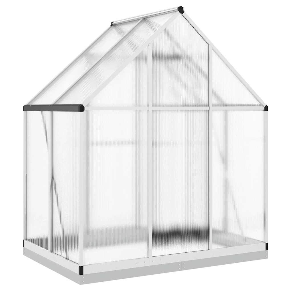 Telaio Serra con Base Argento 169x114x202 cm in Alluminio