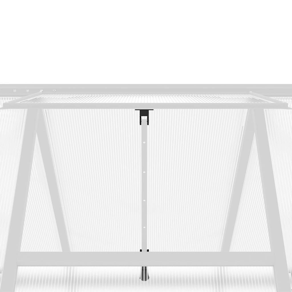 Telaio Serra con Base Argento 169x169x195 cm in Alluminio