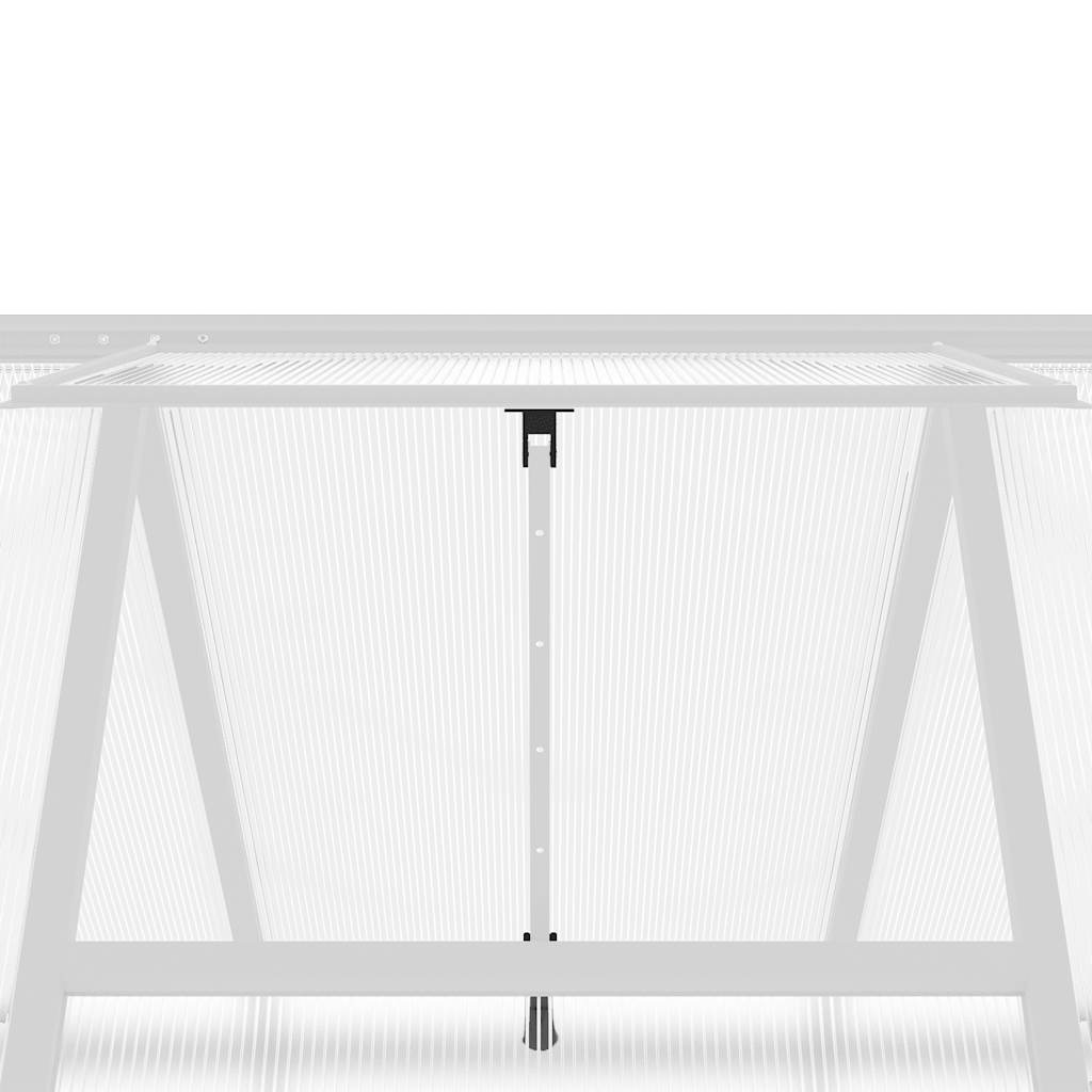 Telaio Serra con Base Argento 169x169x202 cm in Alluminio