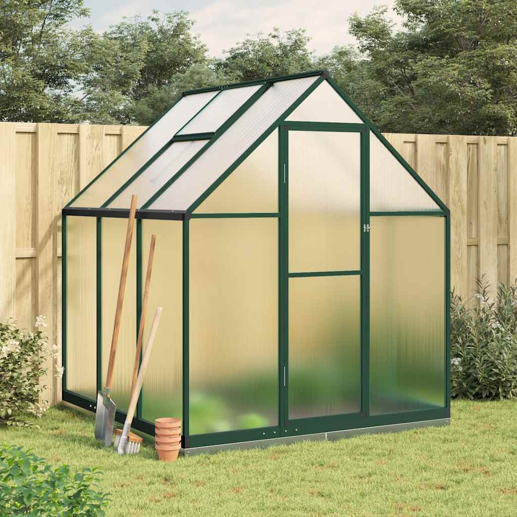 Telaio Serra con Base Verde 169x169x202 cm in Alluminio