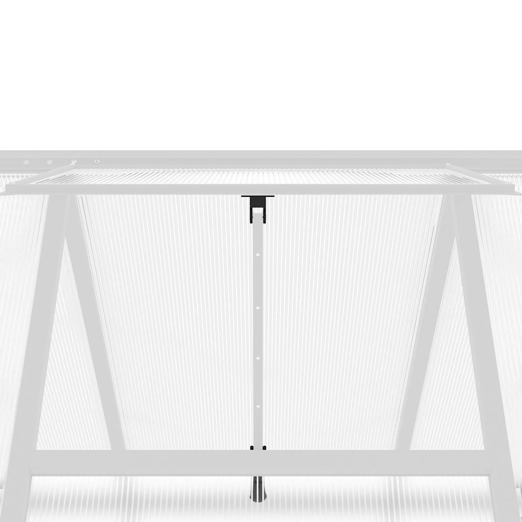 Telaio Serra con Base Argento 224x169x195 cm in Alluminio