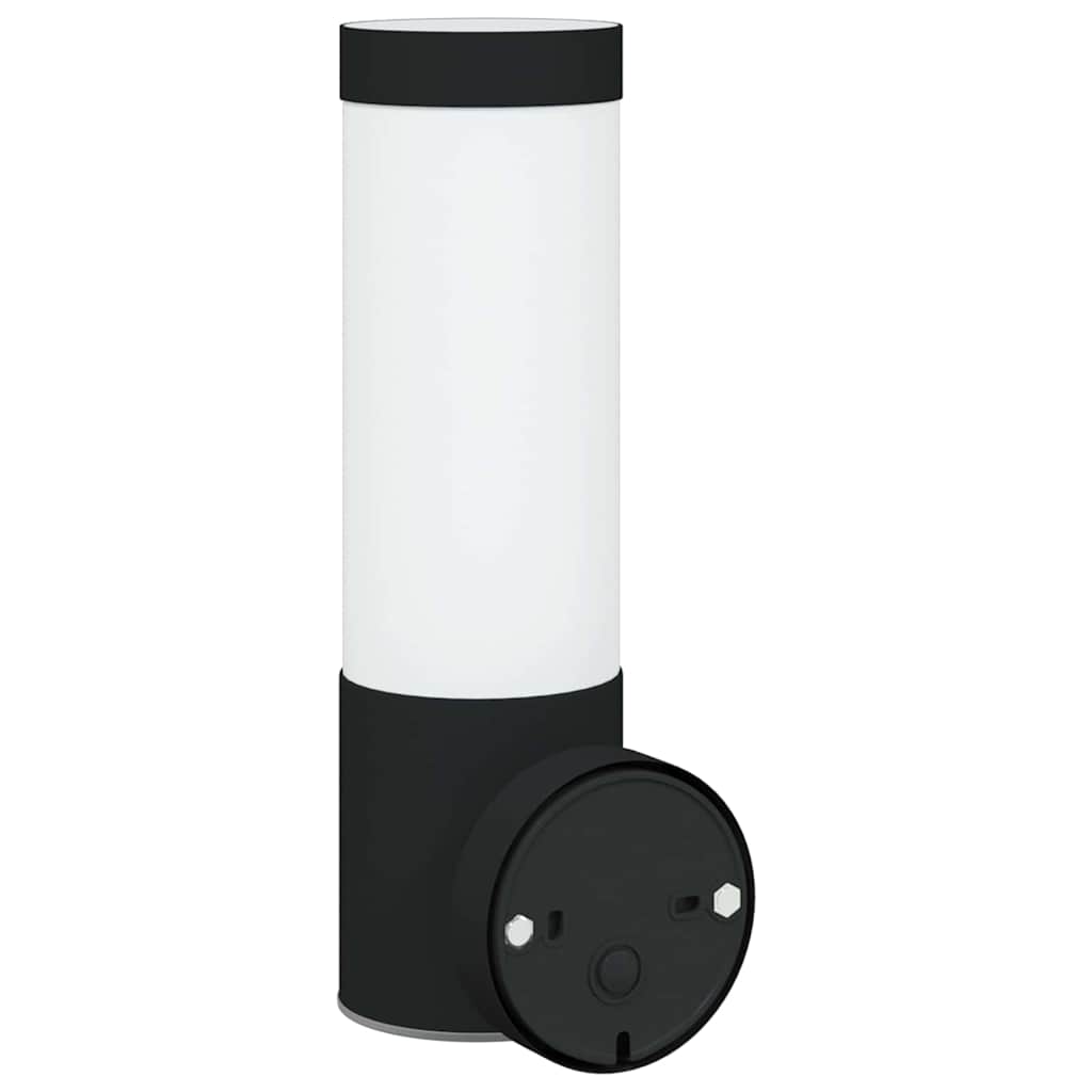 Lampada da Parete Esterna 2 pz Nero 12 x 8,5 x 27 cm