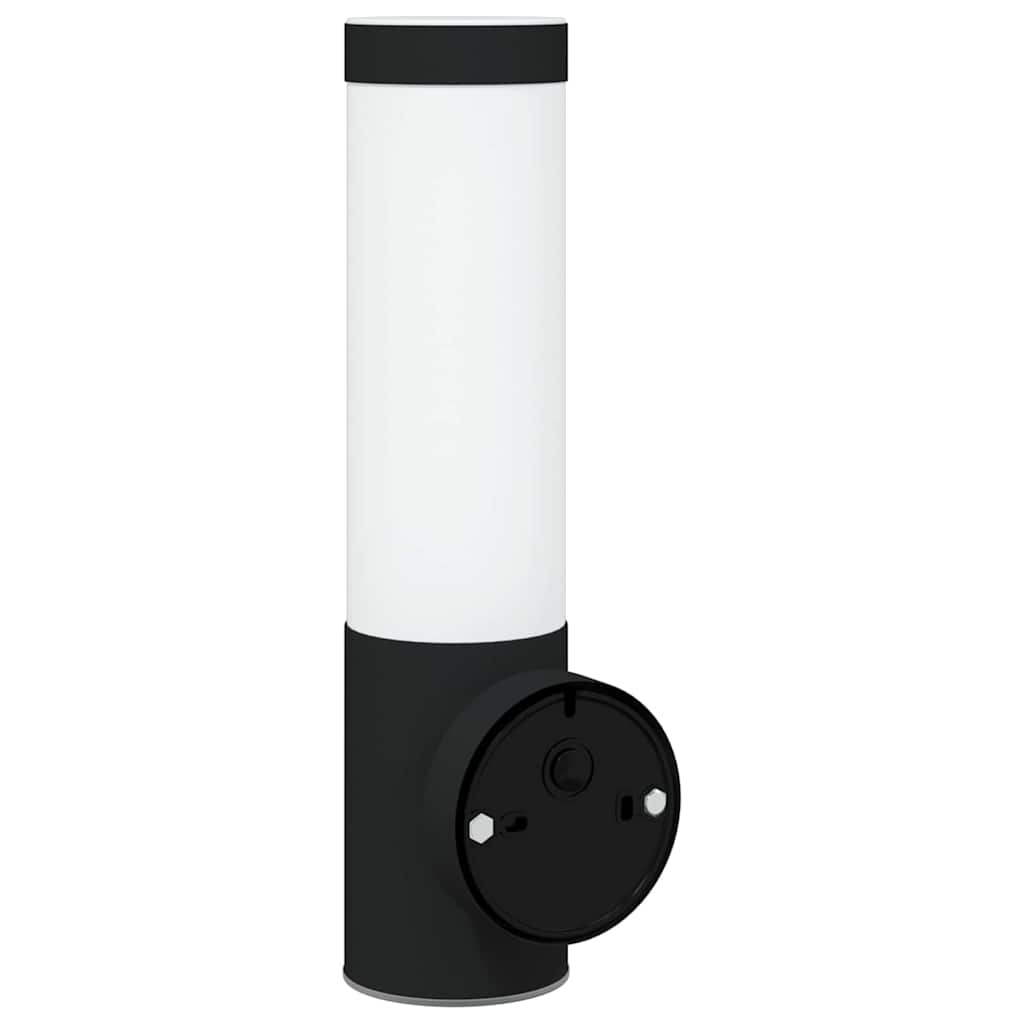 Lampada da Parete Esterna Nero 12 x 8,5 x 29 cm