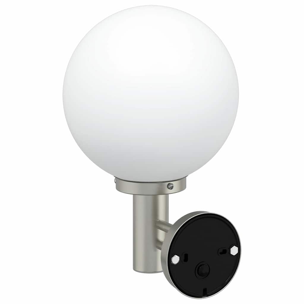Lampada da Parete Esterna Argento 28 x 25 x 38 cm