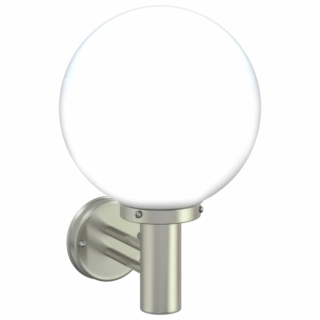 Lampada da Parete Esterna Argento 28 x 25 x 38 cm