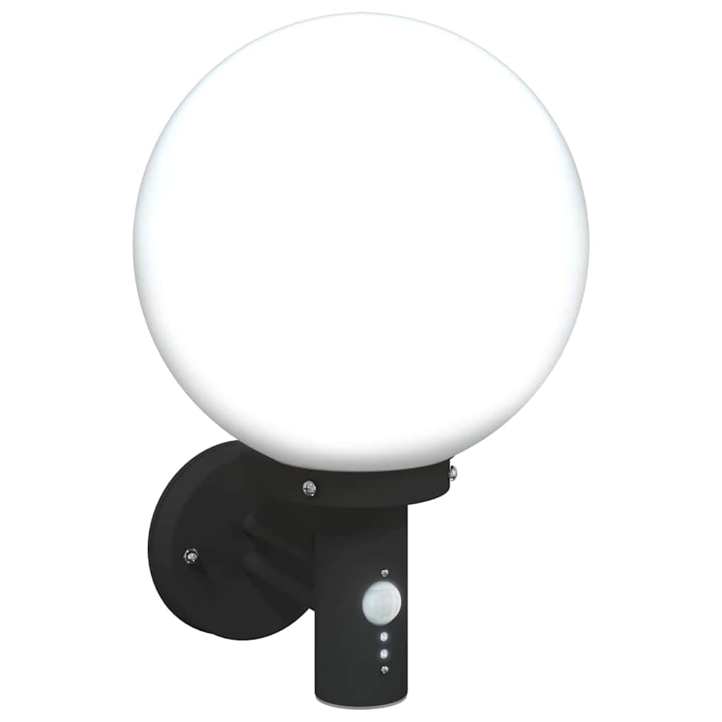 Lampada da Parete Esterna 2 pz Nero 28 x 25 x 38 cm