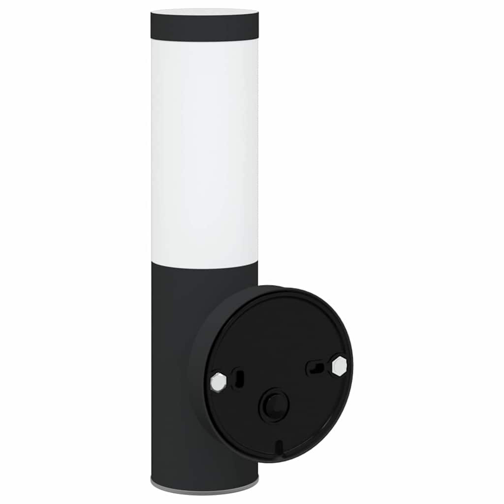 Lampada da Parete Esterna 2 pz Nero 15 x 7,5 x 33 cm