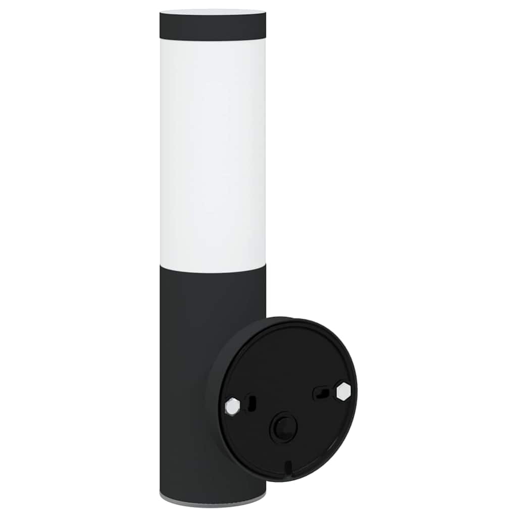 Lampada da Parete Esterna 2 pz Nero 15 x 7,5 x 33 cm