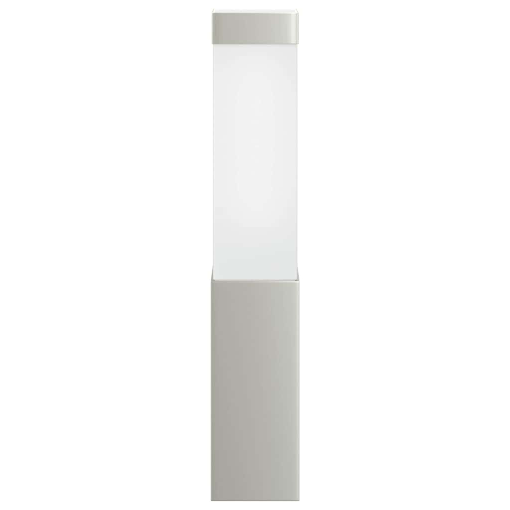 Lampada da Parete Esterna Argento 10.5 x 6 x 33 cm