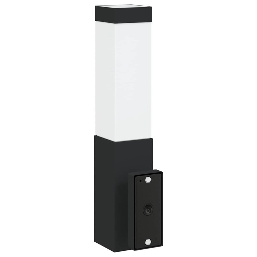Lampada da Parete Esterna 2 pz Nero 10.5 x 6 x 33 cm
