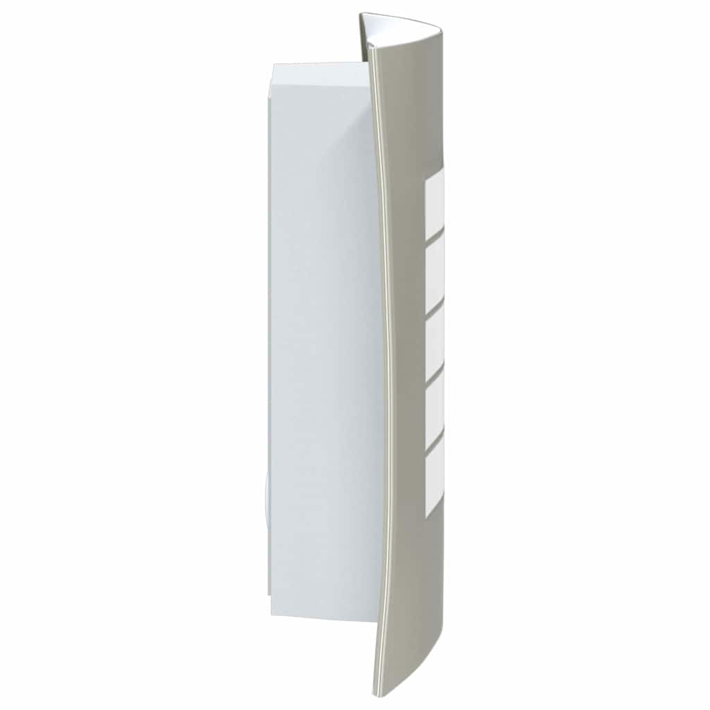 Lampada da Parete Esterna 2 pz Argento 23,5 x 9 x 26 cm
