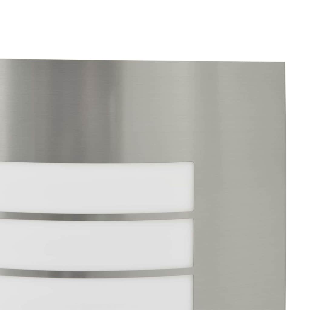 Lampada da Parete Esterna Argento 23,5 x 9 x 26 cm