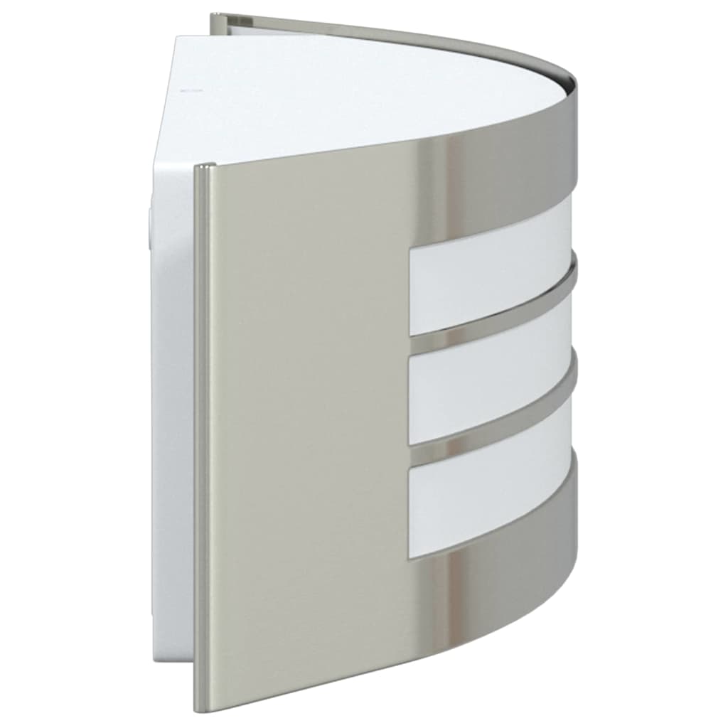 Lampada da Parete Esterna Argento 32 x 10 x 10 cm