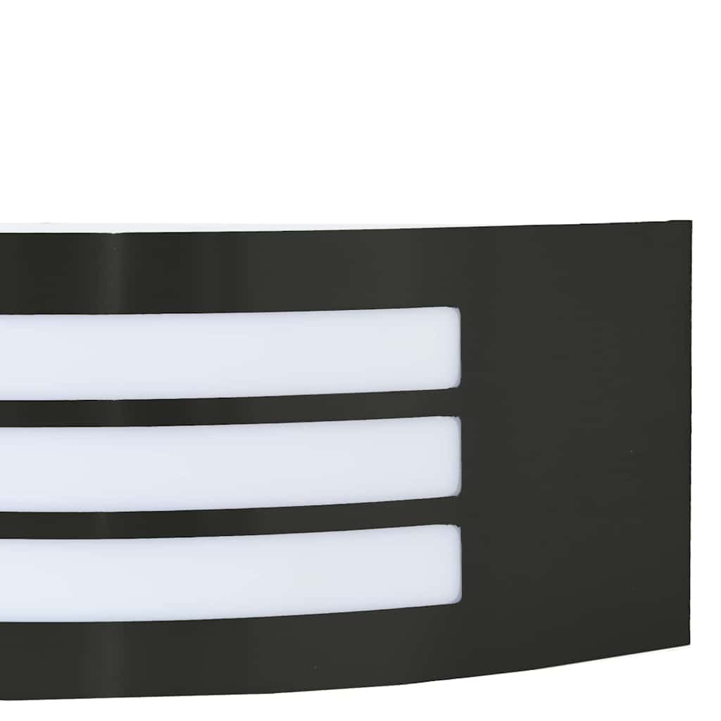 Lampada da Parete Esterna Nero 32 x 10 x 10 cm