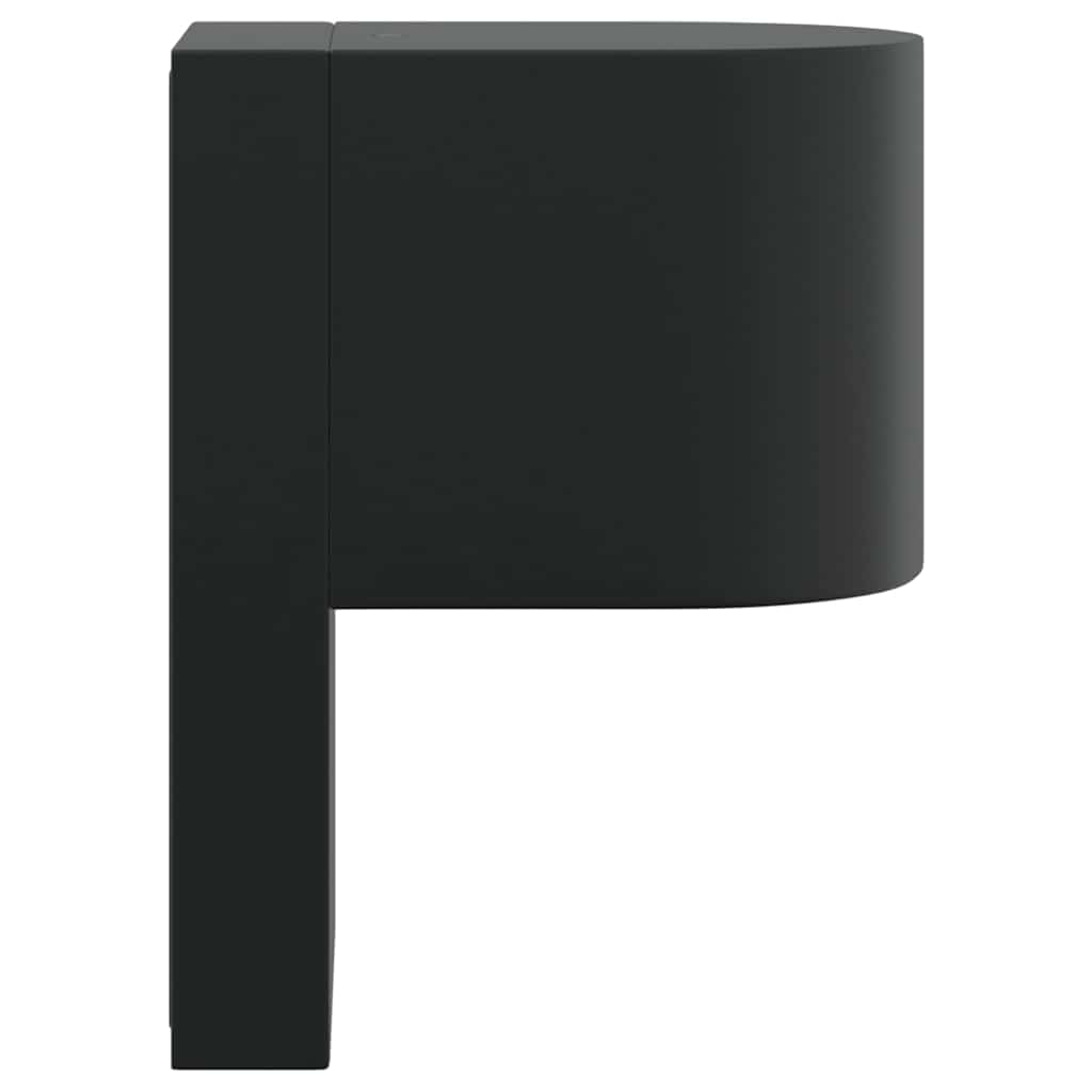 Lampada da Parete Esterna Nero 12 x 7 x 15 cm