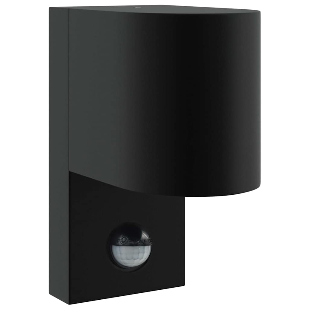 Lampada da Parete Esterna Nero 12 x 7 x 15 cm