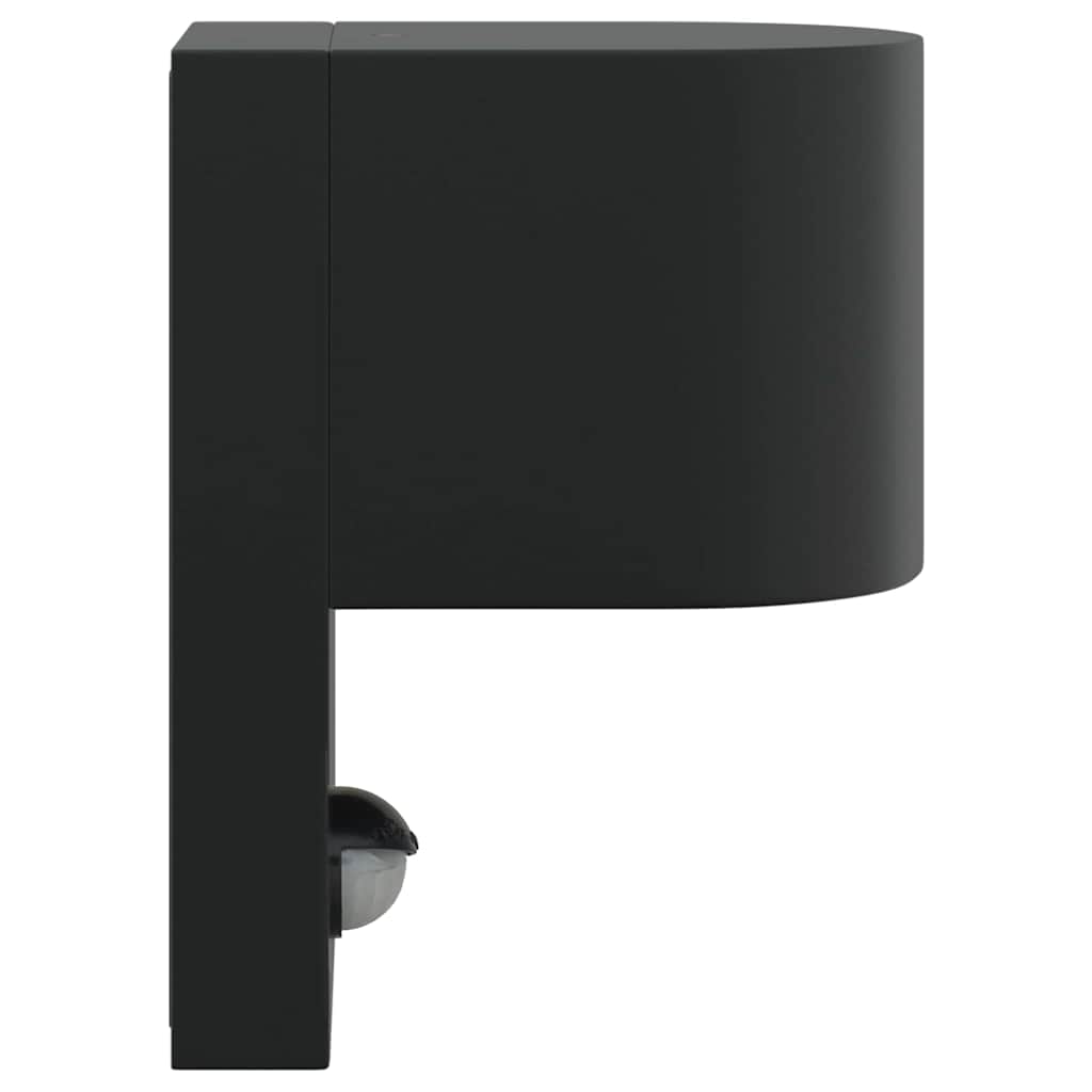 Lampada da Parete Esterna Nero 12 x 7 x 15 cm
