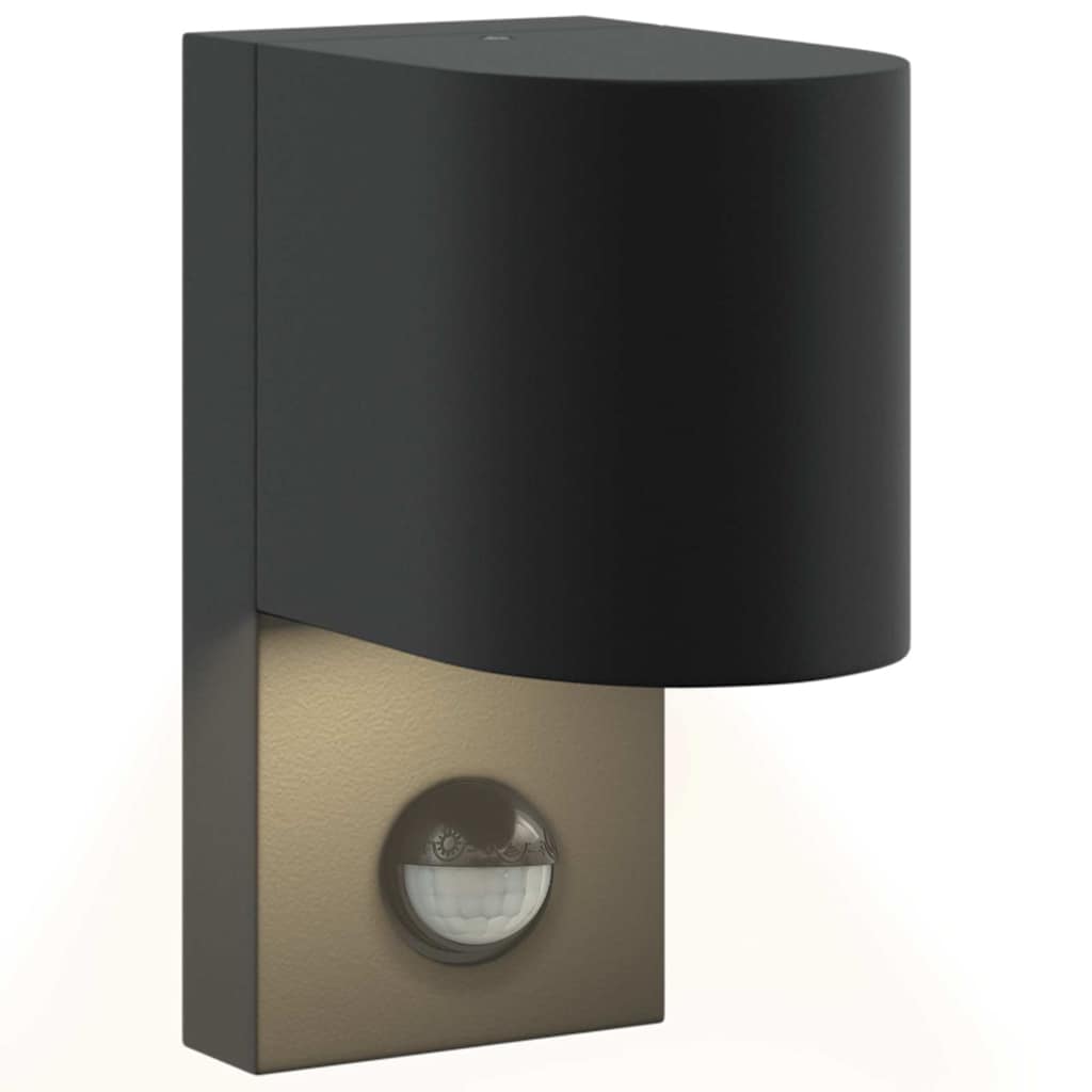Lampada da Parete Esterna 2 pz Nero 12 x 7 x 15 cm