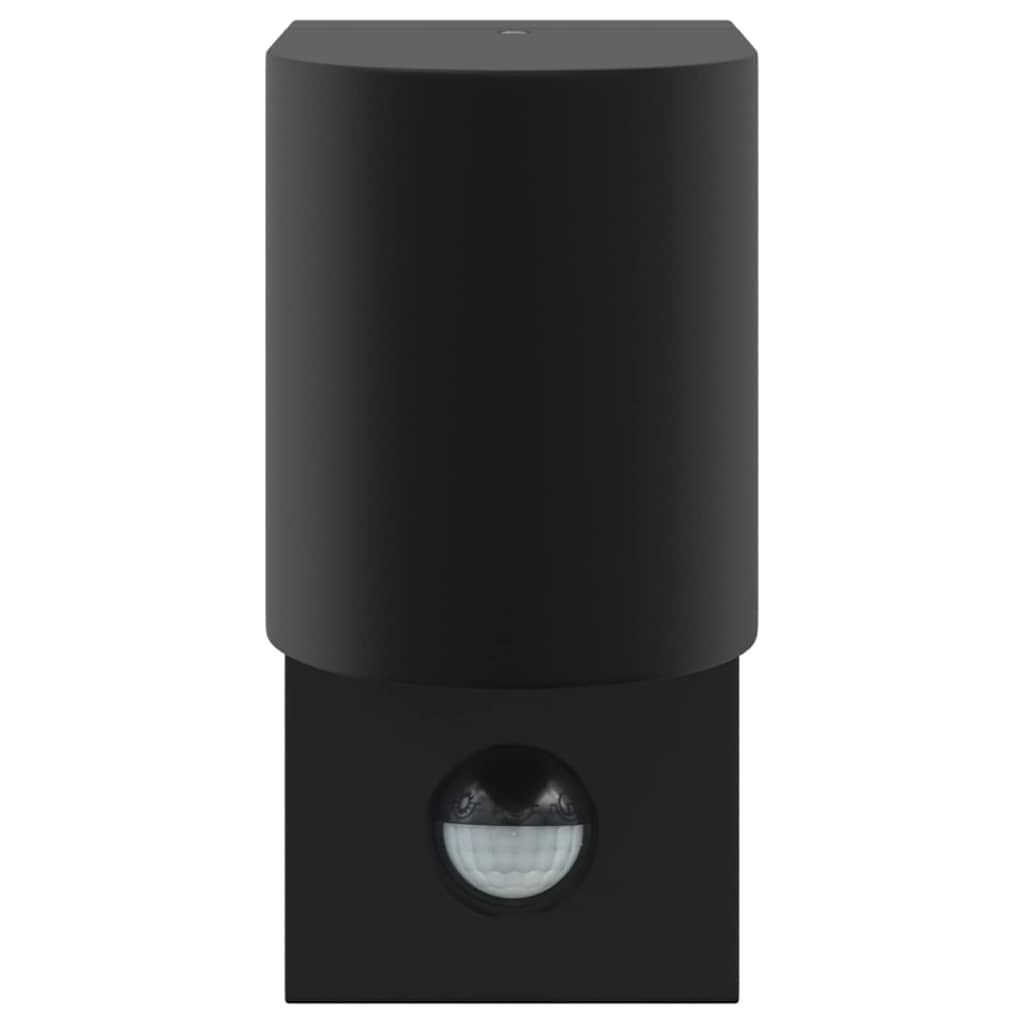 Lampada da Parete Esterna 2 pz Nero 12 x 7 x 15 cm