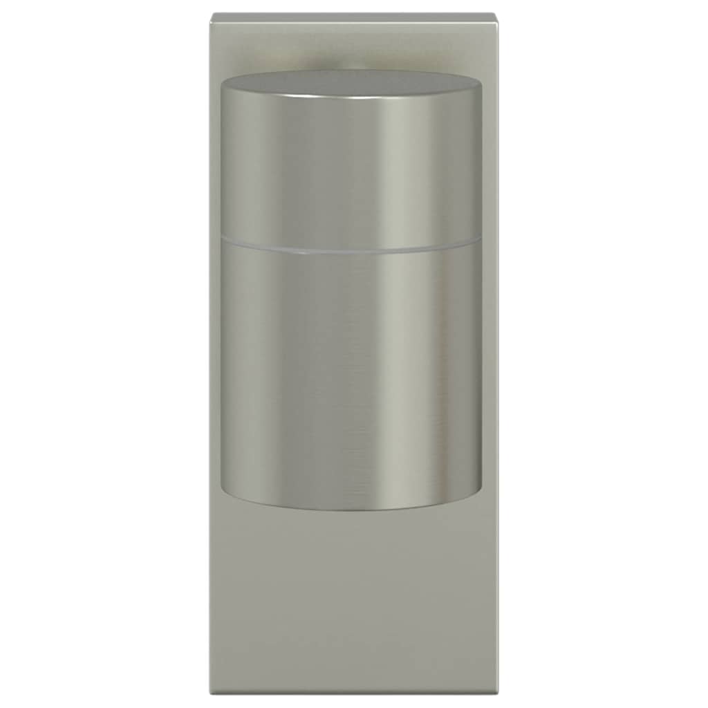 Lampada da Parete Esterna Argento 6,5 x 10,5 x 16 cm