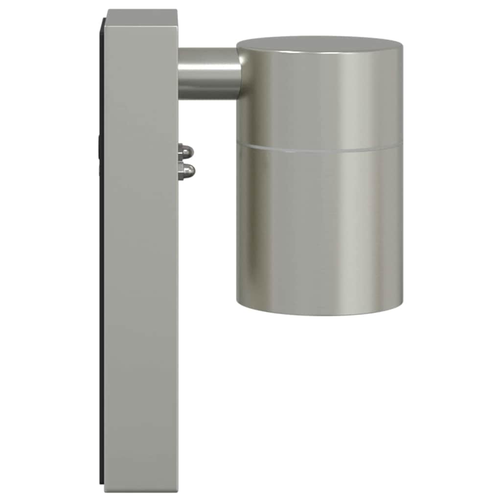 Lampada da Parete Esterna Argento 6,5 x 10,5 x 16 cm