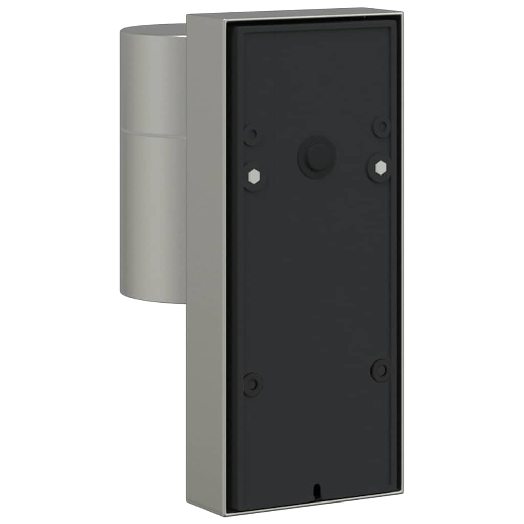 Lampada da Parete Esterna Argento 6,5 x 10,5 x 16 cm
