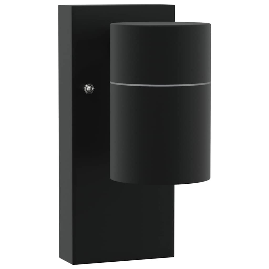 Lampada da Parete Esterna Nero 6,5 x 10,5 x 16 cm