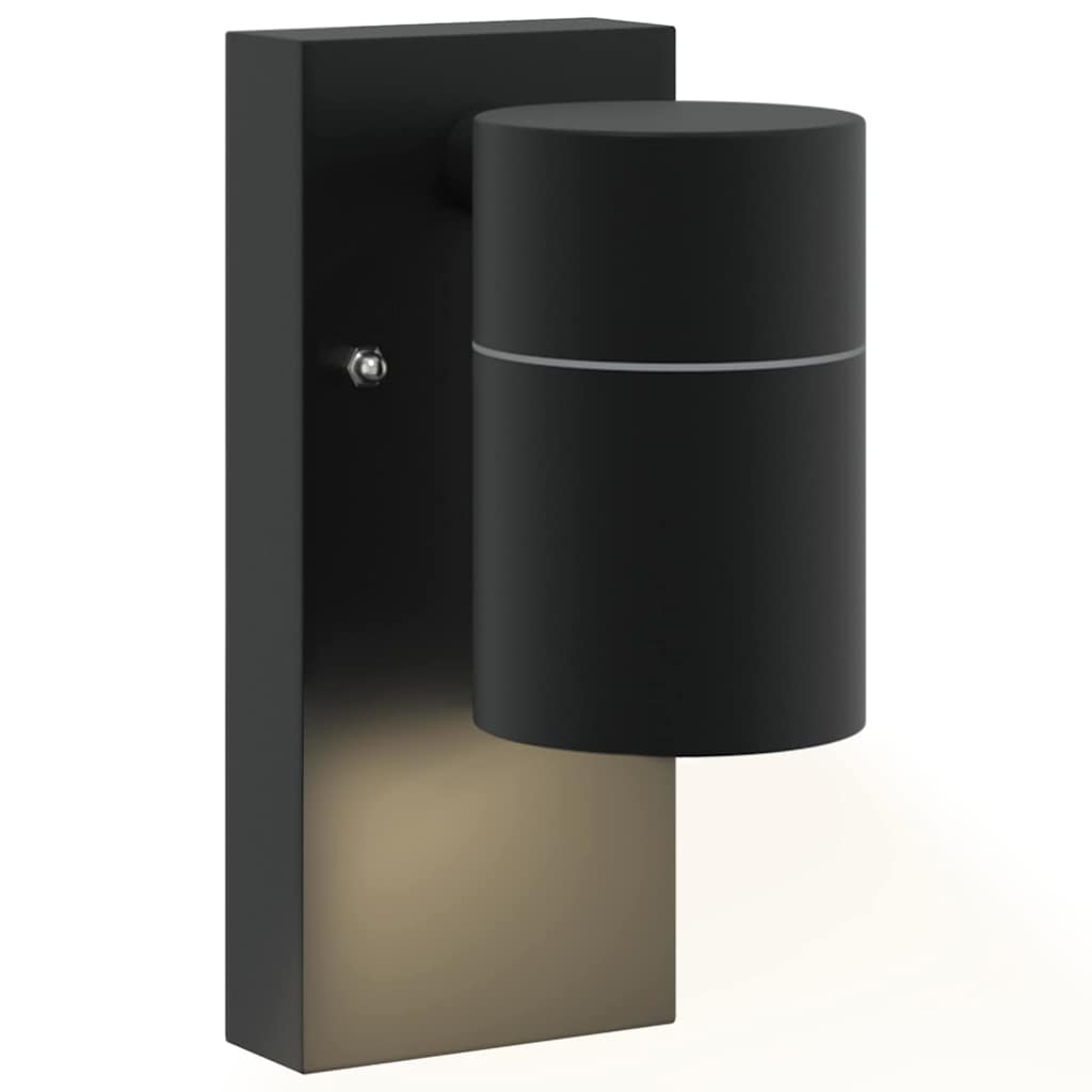 Lampada da Parete Esterna Nero 6,5 x 10,5 x 16 cm