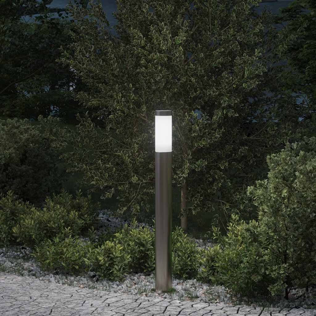 Lampada a paletto 80 cm in Acciaio Inox IP44