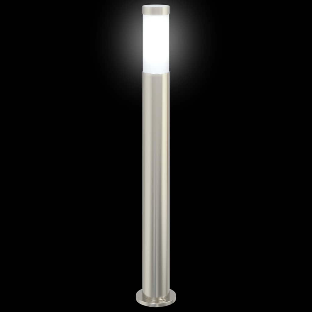 Lampada a paletto 80 cm in Acciaio Inox IP44