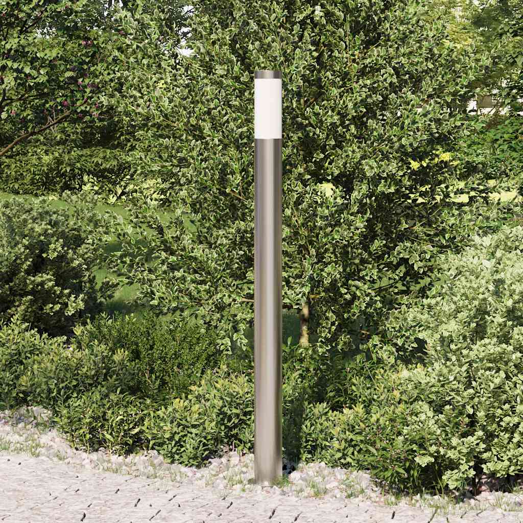 Lampada a paletto 110 cm in Acciaio Inox IP44