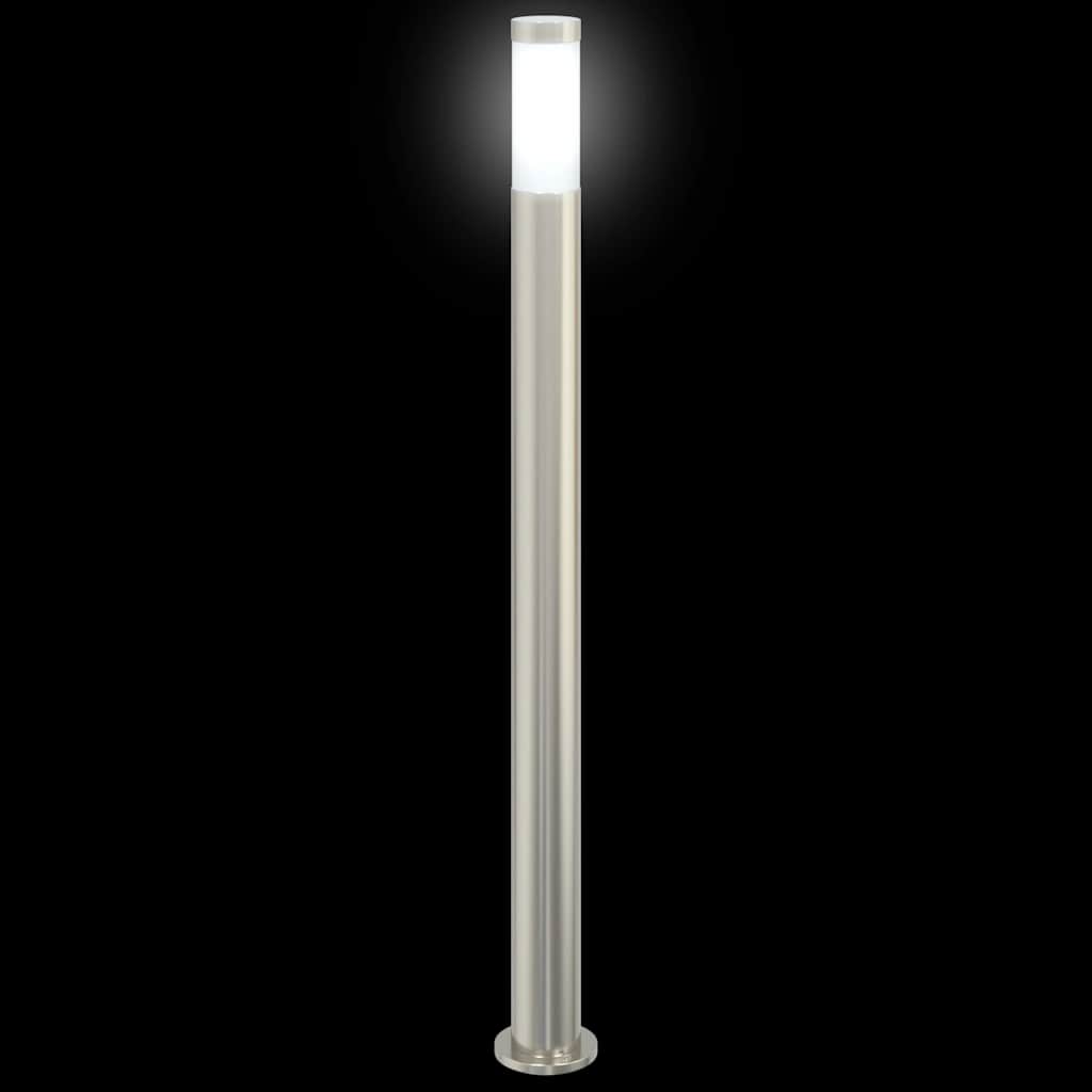 Lampada a paletto 110 cm in Acciaio Inox IP44