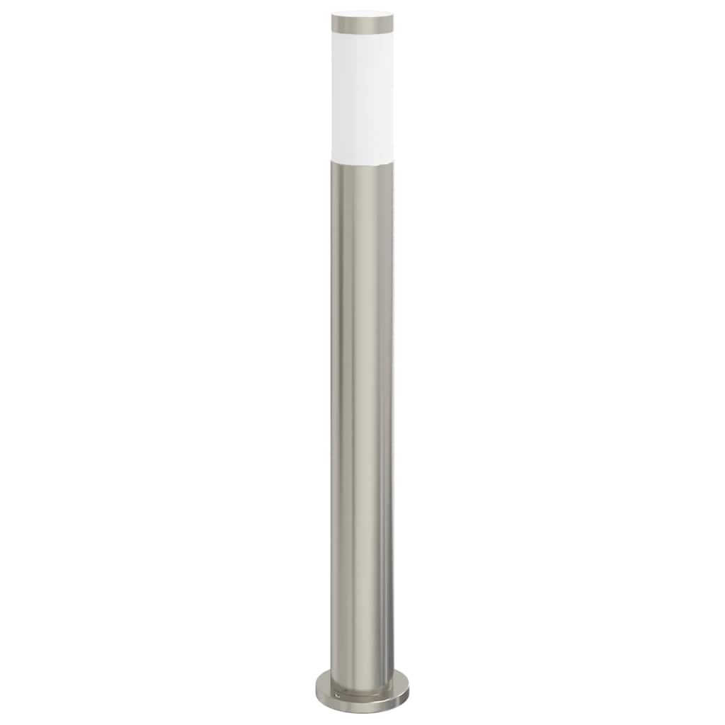 Lampada a paletto con sensore 80 cm Acciaio Inox IP44