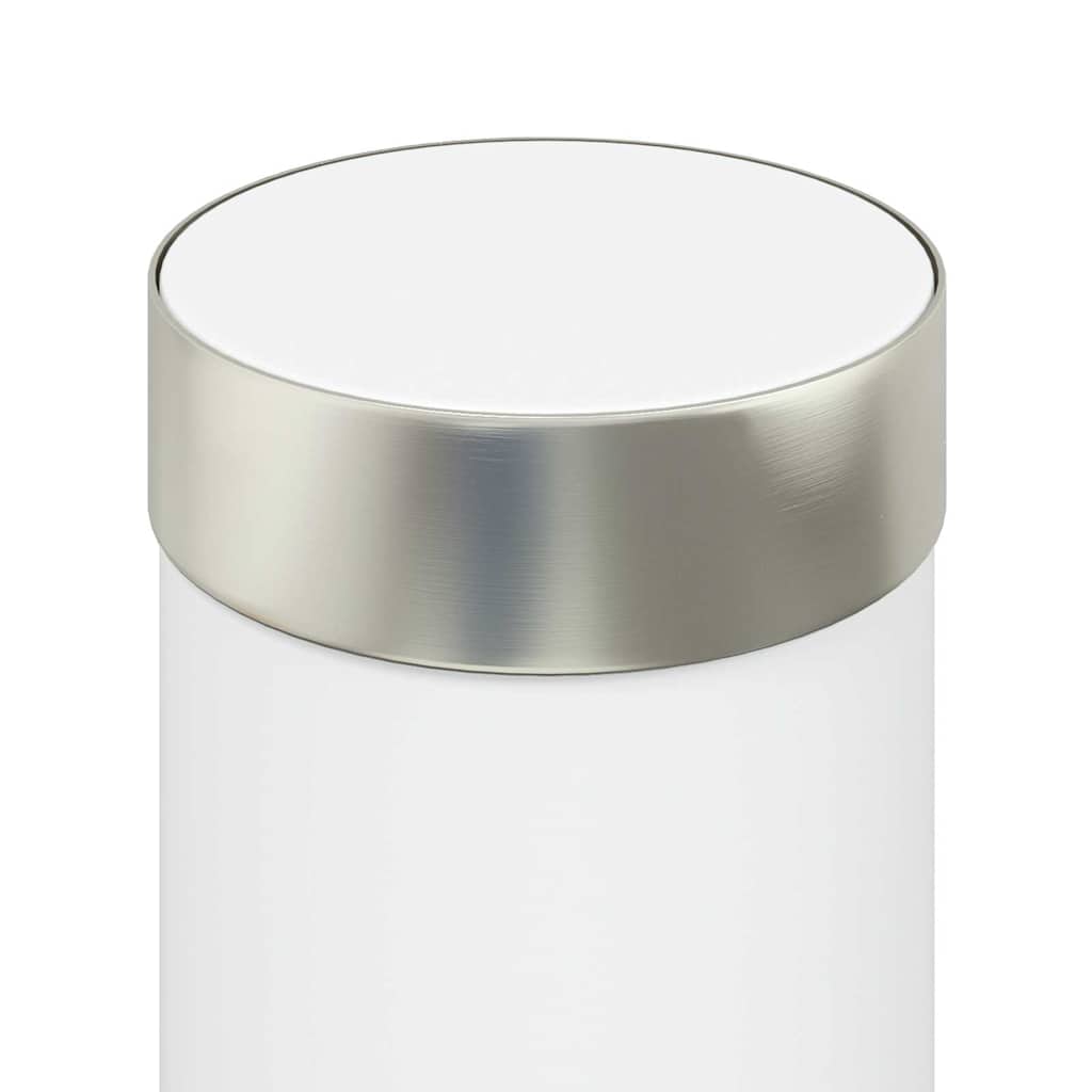 Lampada a paletto con sensore e presa 80 cm Acciaio Inox IP44