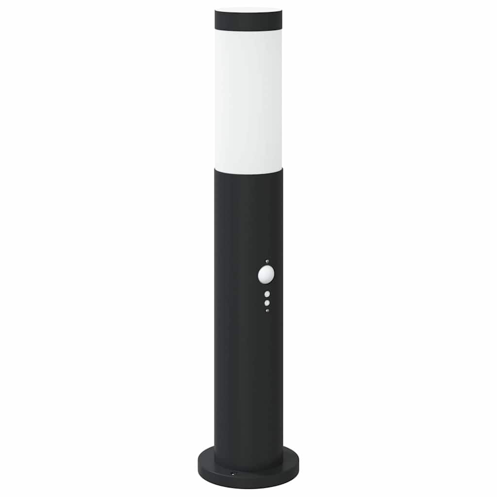 Lampada a paletto con sensore 50 cm Acciaio Inox IP44