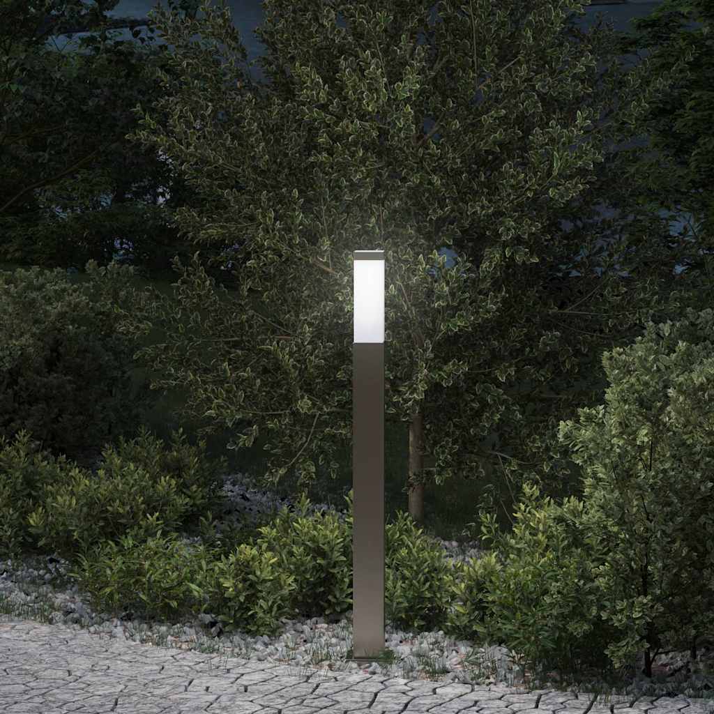Lampada a paletto 80 cm in Acciaio Inox IP44