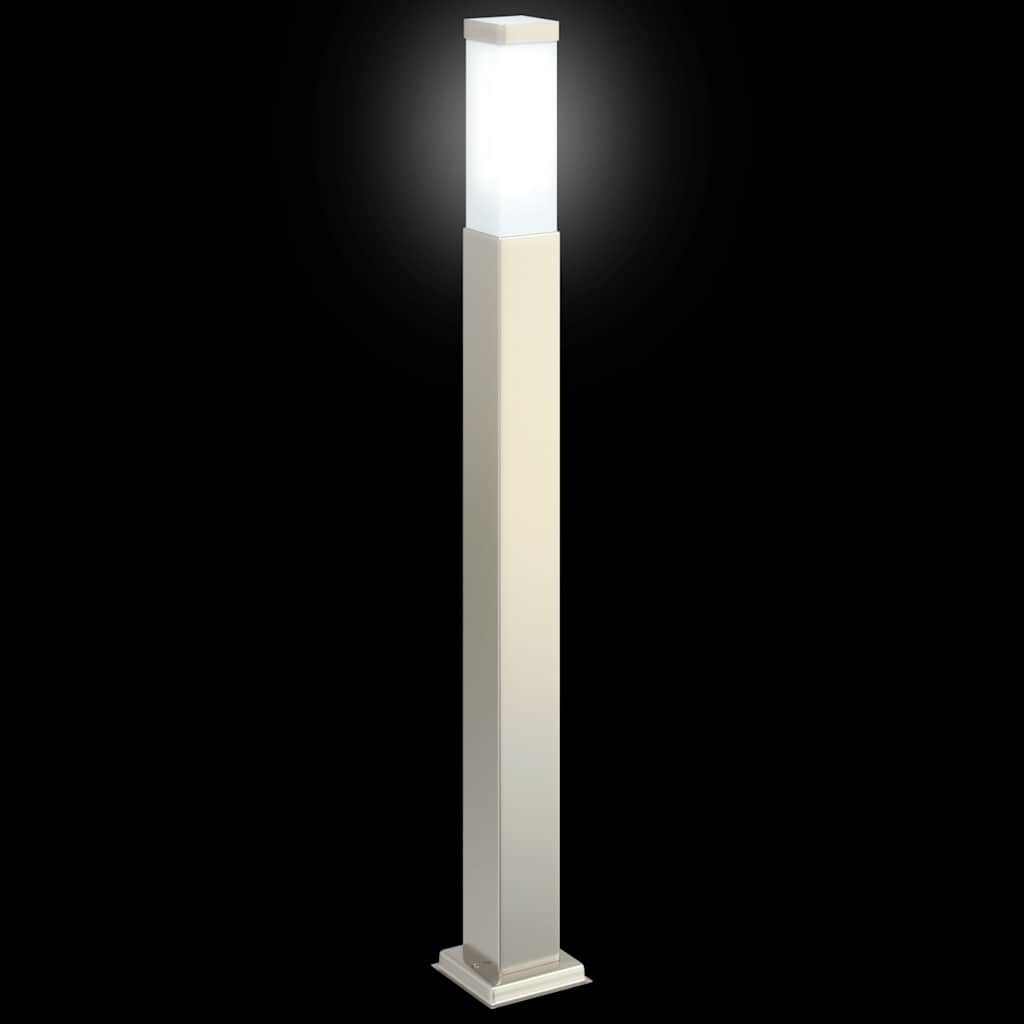 Lampioni a palo 3 pz 80 cm Acciaio Inox IP44