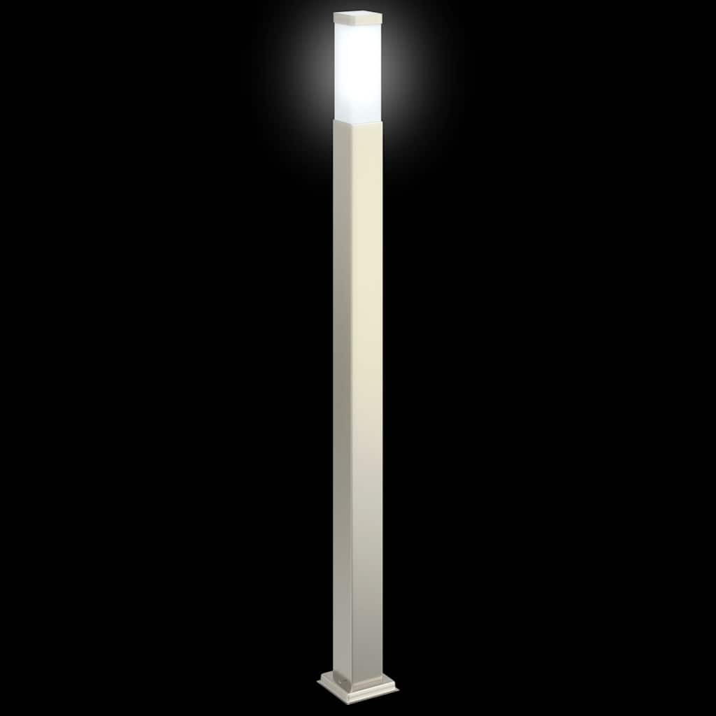Lampioni a palo 3 pz 110 cm Acciaio Inox IP44