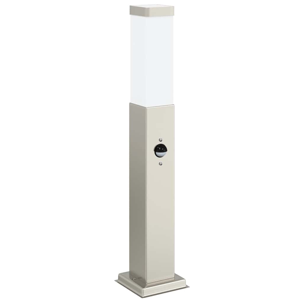 Lampada a paletto con sensore 50 cm Acciaio Inox IP44