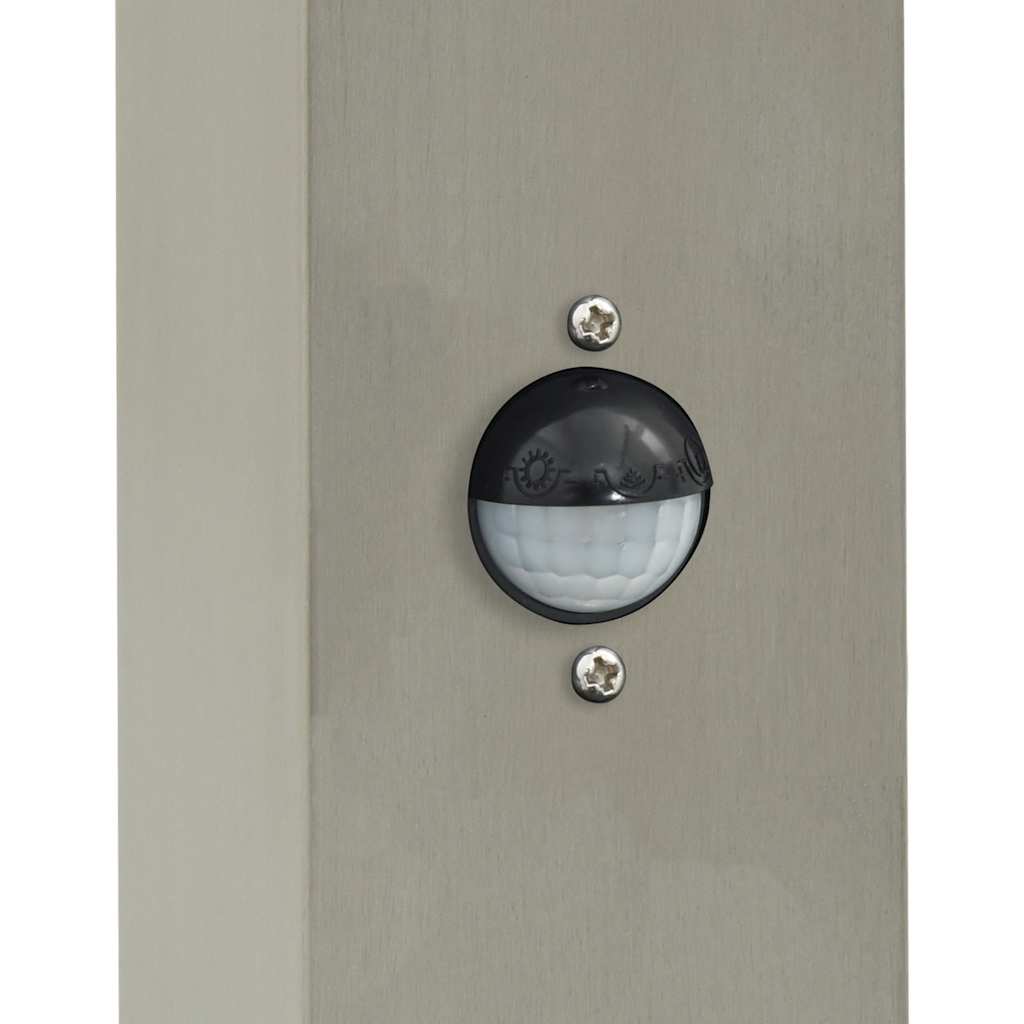 Lampada a paletto con sensore 80 cm Acciaio Inox IP44