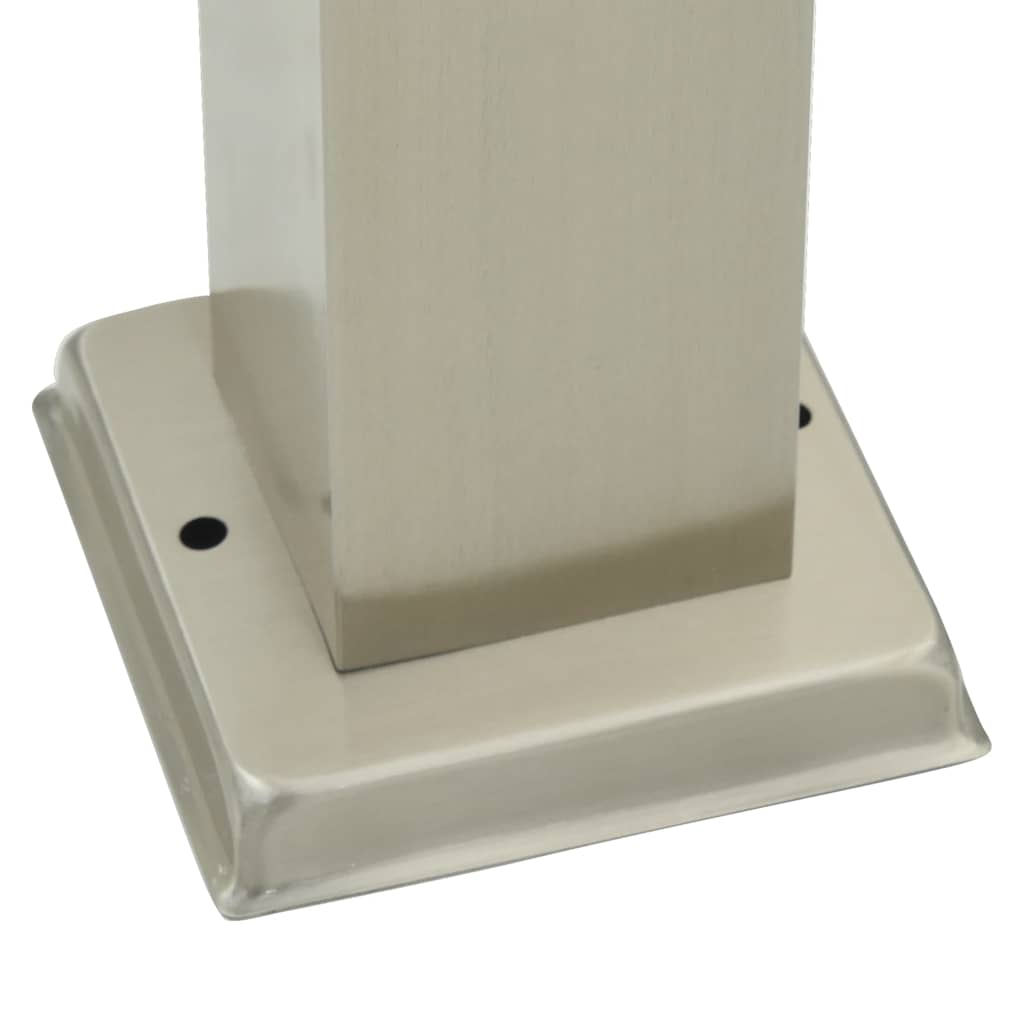 Lampioni a dissuasore con sensore 3 pz 80 cm Acciaio Inox IP44