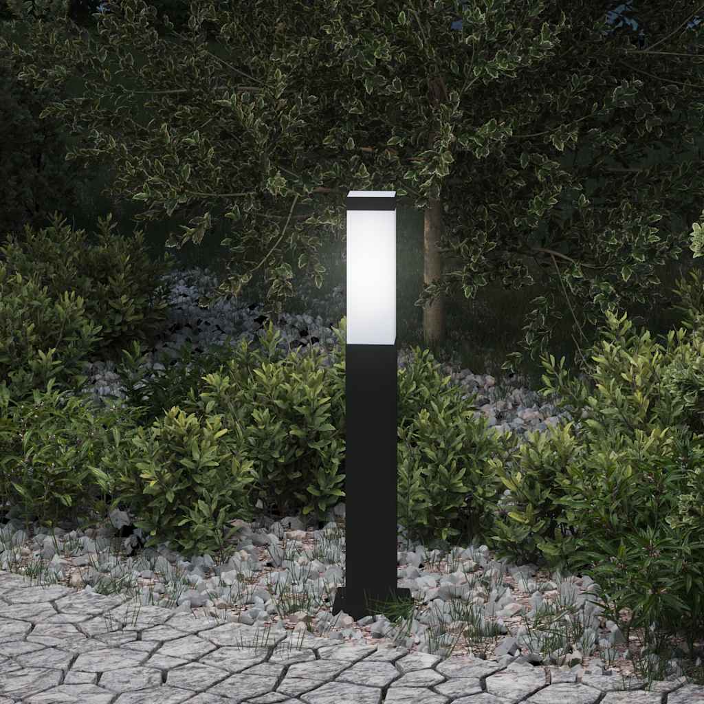 Lampada a paletto 50 cm Nera IP44