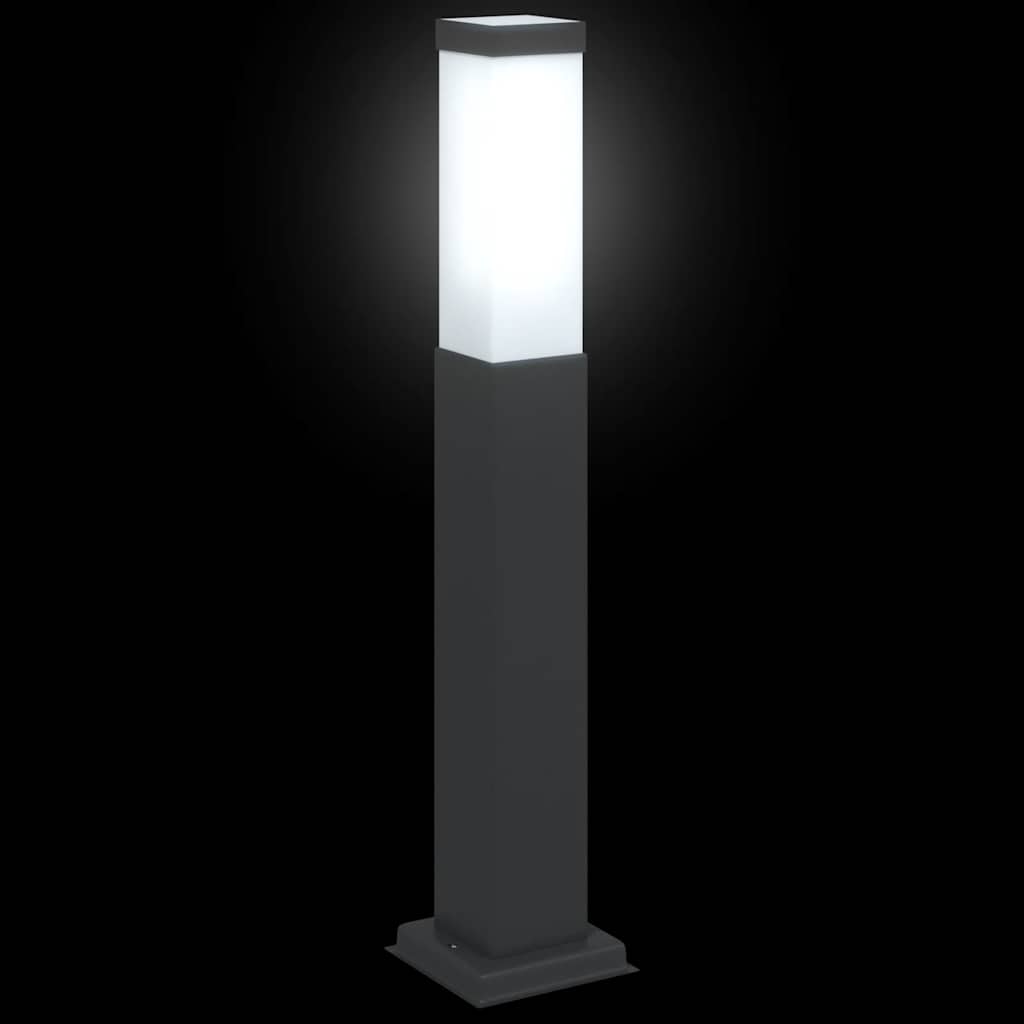 Lampada a paletto 50 cm Nera IP44