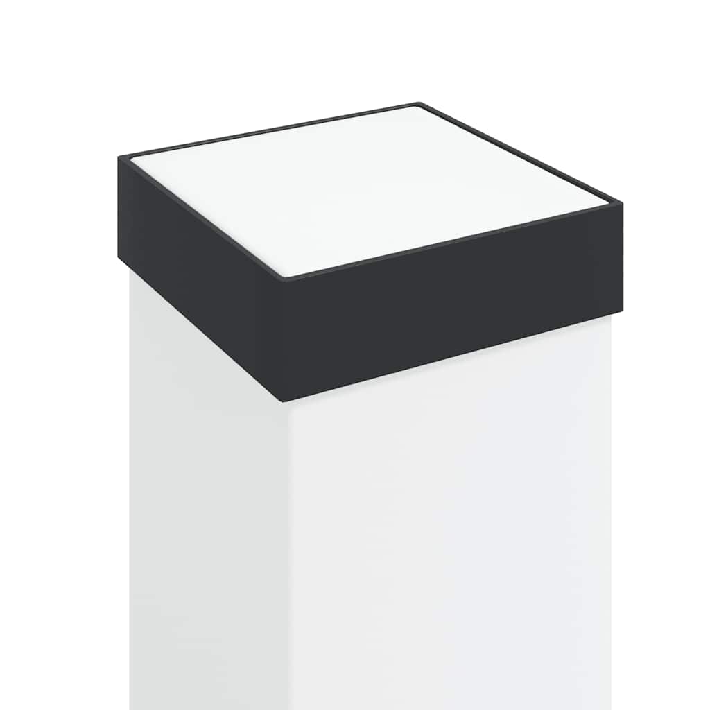 Lampada a paletto con sensore 50 cm Nera IP44